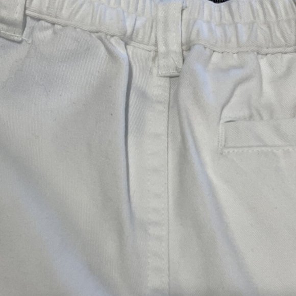 Nautica Toddler Boys White Cotton Shorts Elastic Waist And Pockets Size 18 Month - Picture 7 of 7